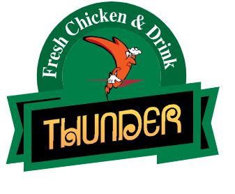 썬더치킨 - 이름처럼 강렬한 맛의 치킨 프랜차이즈 2 thunder logo