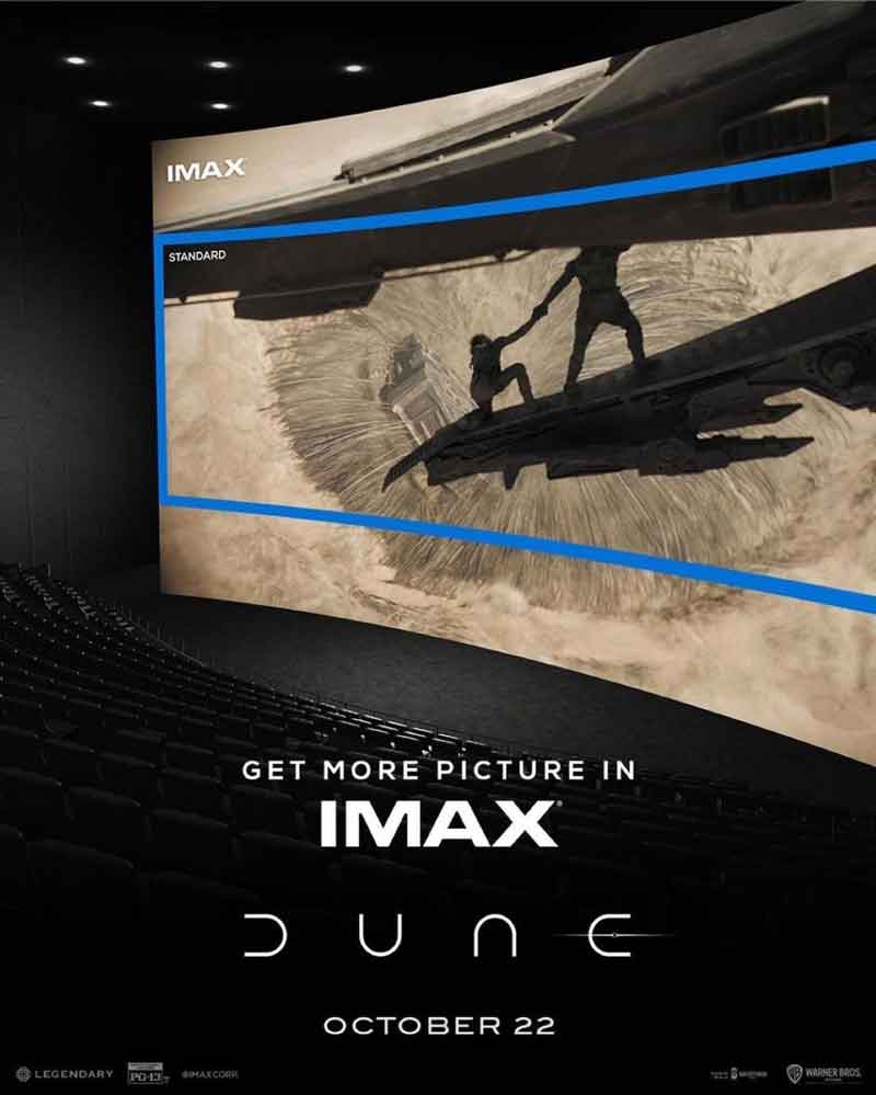 한 장으로 보는 영화 듄 아이맥스에서 봐야 하는 이유 ㄷㄷㄷ (Dune 2021 by. Denis Villeneuve) 2 용산 아이맥스 가야 할 이유가 생겼습니다 영화 듄 아이맥스 일반 화면비 차이