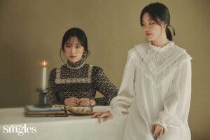 (여자)아이들 슈화 수진 화보 싱글즈 인터뷰