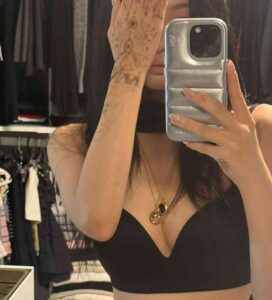 에스파 닝닝 속옷 셀카