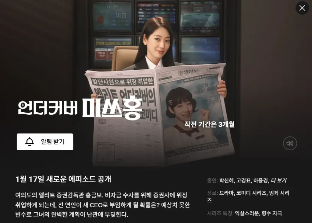 언더커버 미쓰홍