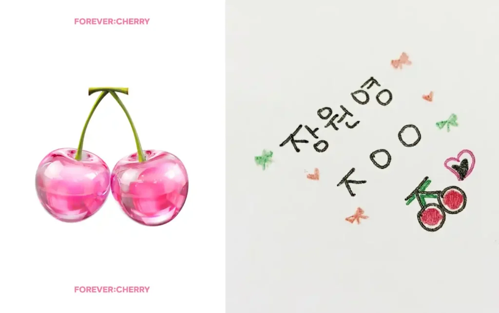 장원영 포에버체리 로고