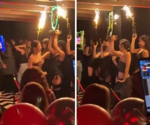 제니 생일파티 영상 캡쳐