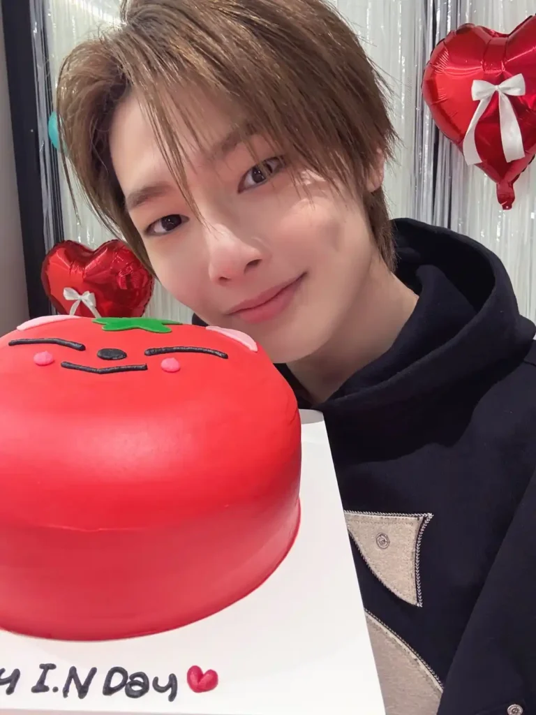 스키즈 스트레이 키즈 아이엔 IN 생일 케이크