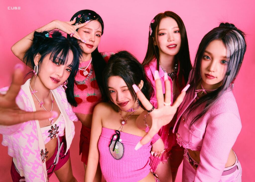 아이들 i dle 멤버 5명